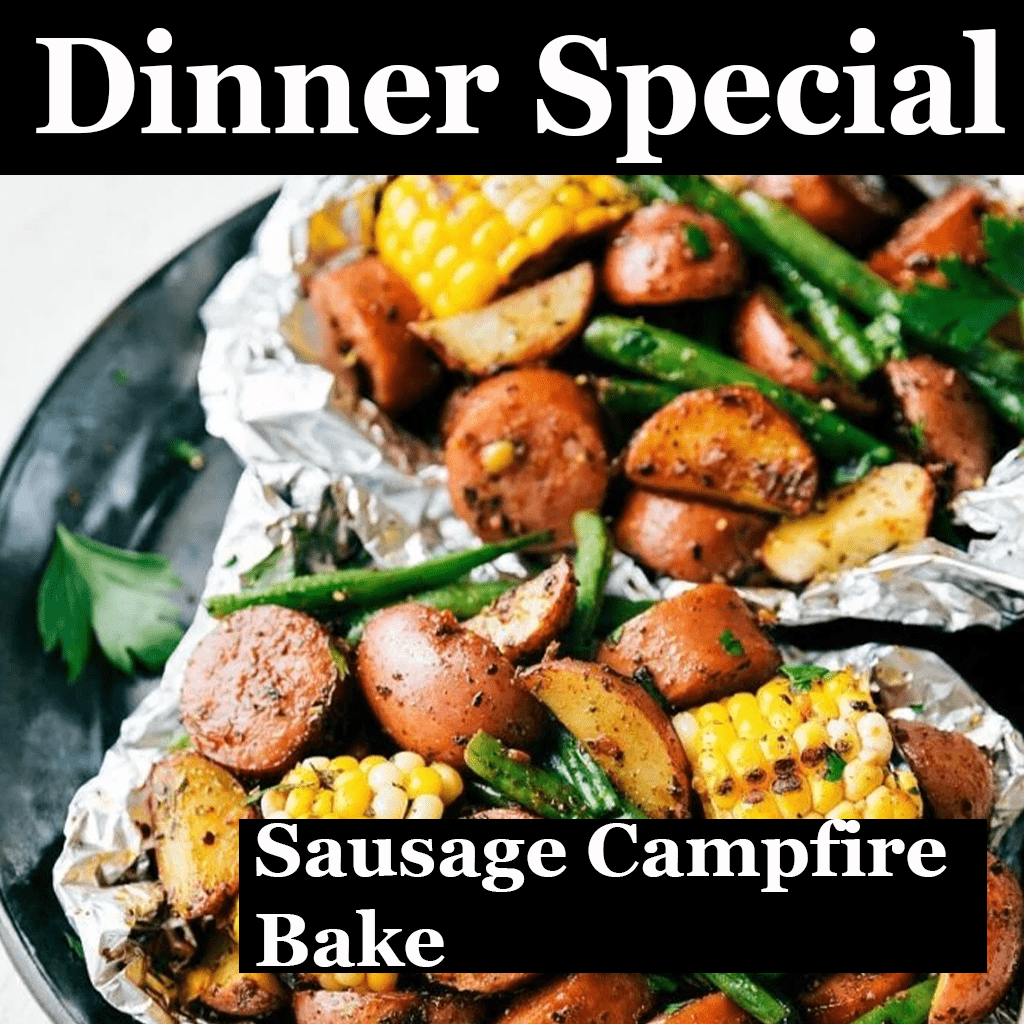 Aubrey’s Sausage Campfire Bake