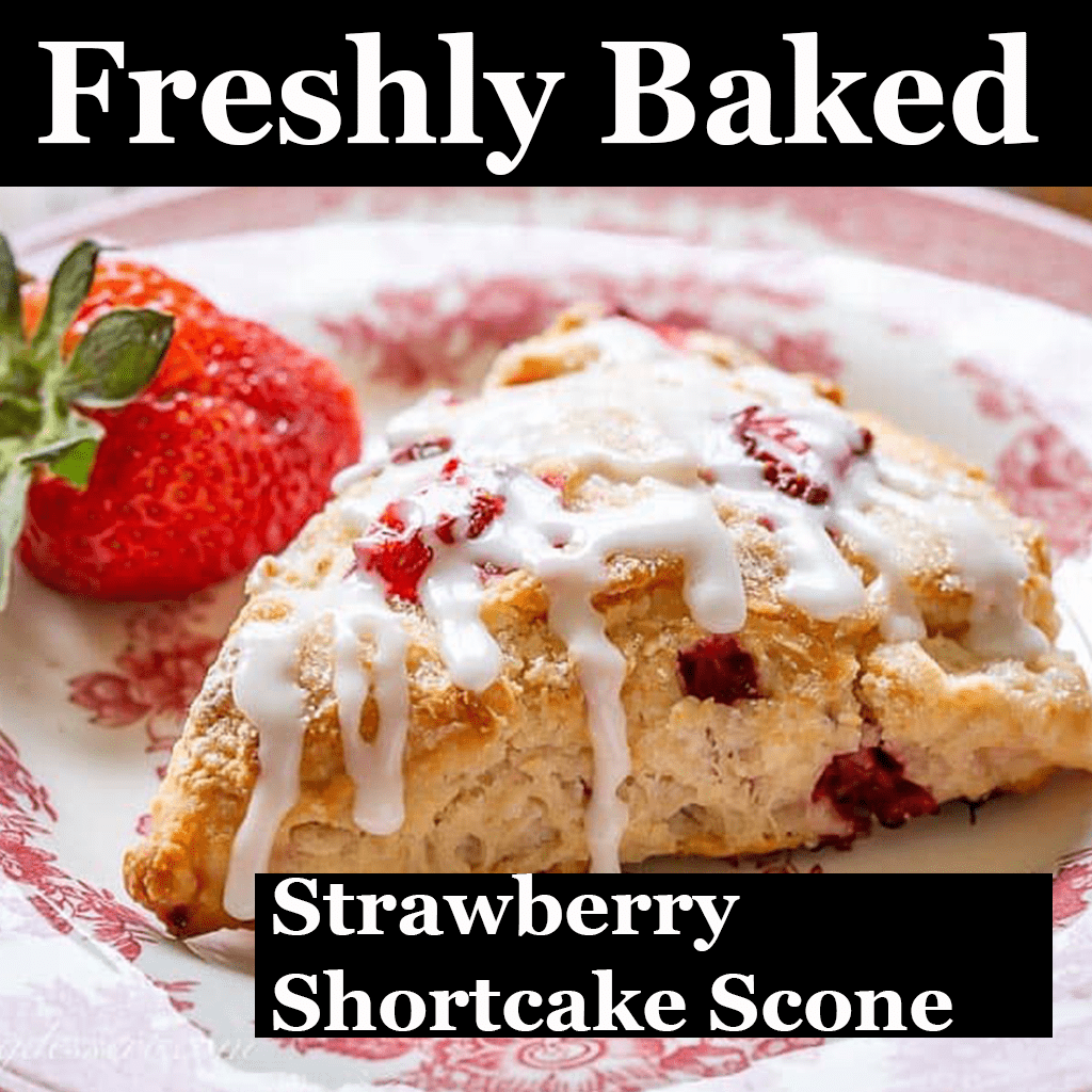 Strawberry Shortcake Scone